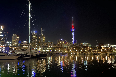 【日本語ガイド】オークランド の夜景を堪能　デボンポート ディナー＆ナイトツアー