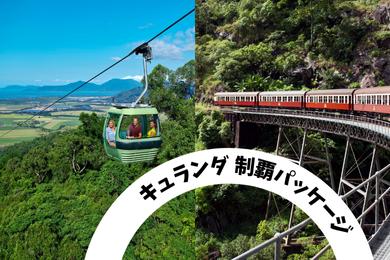 【世界遺産】選べる！キュランダ制覇パッケージ/往路送迎付き