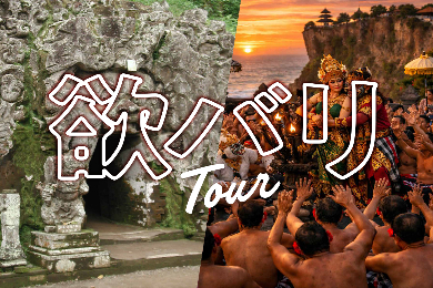 【日本語ガイド】【昼・夕食付き】
キンタマーニ高原観光+選べる寺院ツアー