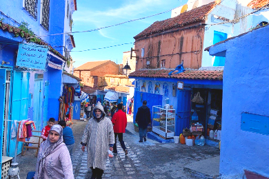 <フェズ発>【プライベート】
シェフシャウエン4時間~日帰りツアー~