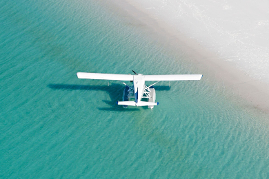 【半日】 水上飛行機で行く！
ホワイトヘブンファンシーカー