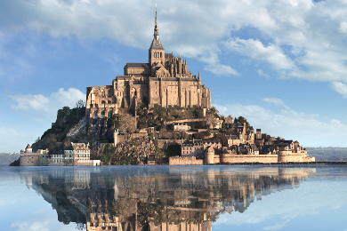 ＜弾丸！＞＜日本語公認ガイドと行く！＞
ルーブル美術館1時間ガイド付き観光とモンサンミッシエル日帰りツアー