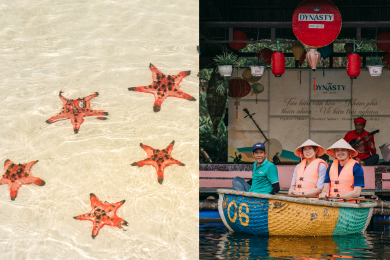 【 送迎付き】
北部エリアの大自然を満喫！
バスケットボートとヒトデビーチツアー