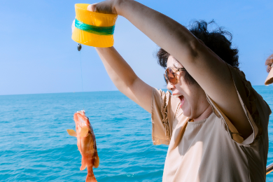 釣りにシュノーケルにアイランドホッピング！
3アイランド ボートツアー