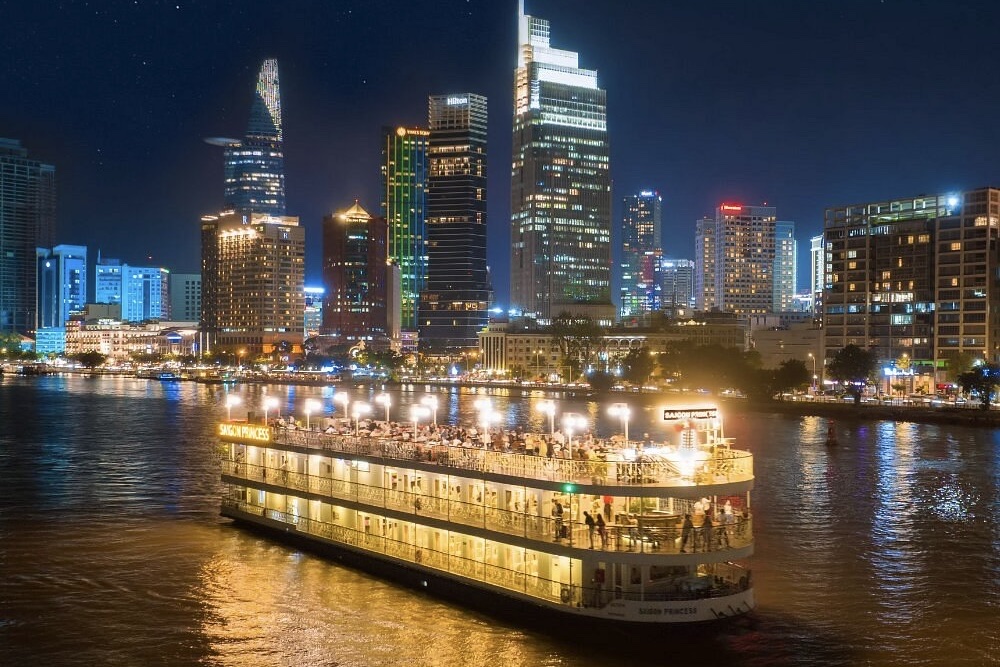 ≪サイゴン川ディナークルーズ≫<br>サイゴンプリンセス<br>∼ラグジュアリーダイニングクルーズ∼